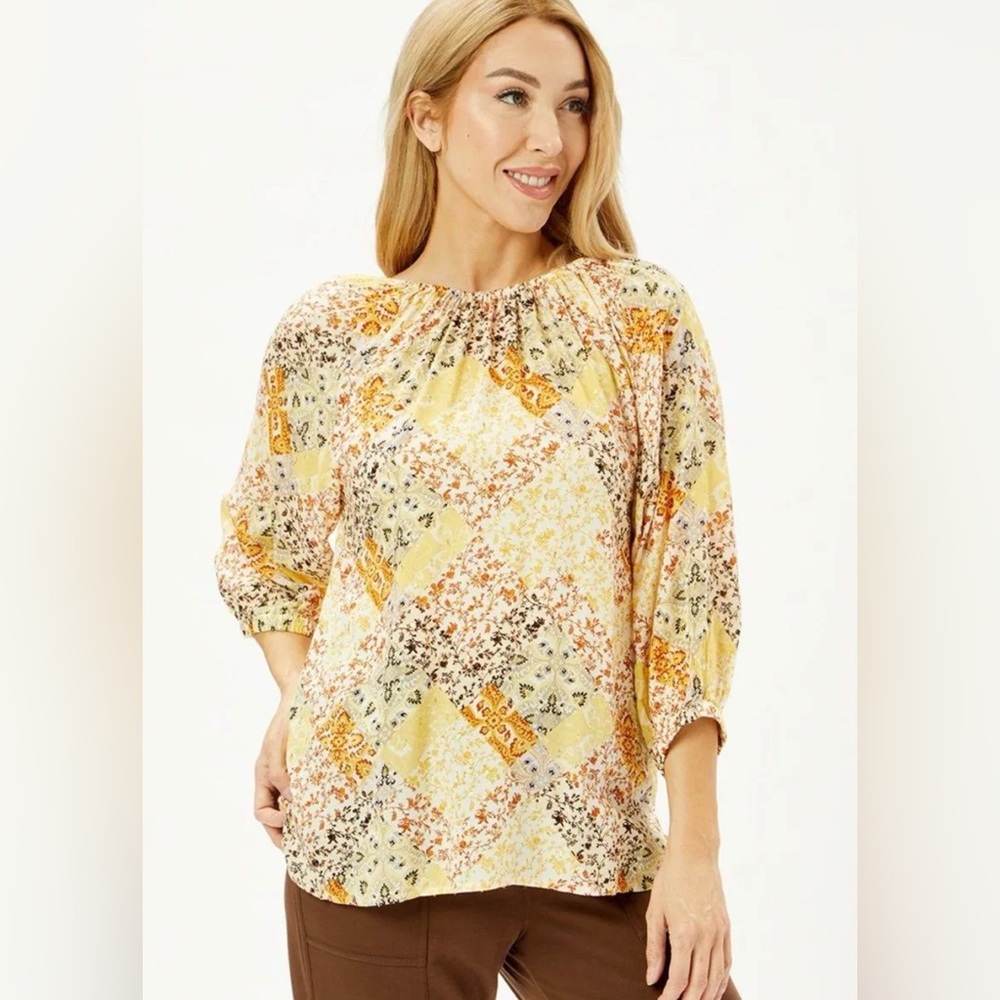 NWT Matilda Jane Good Hart Floral Peasant Top